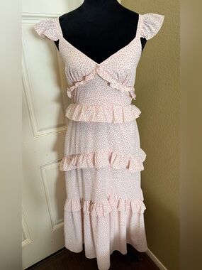 altar'd state roxanne embroidered maxi dress Roxanne Layered Maxi Dress Altard State